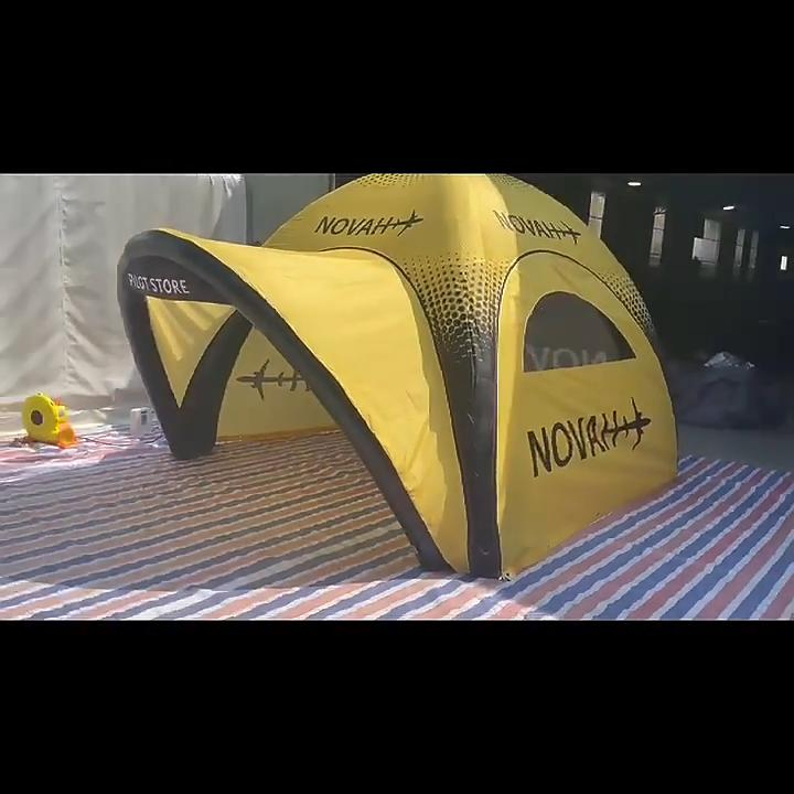 Good Quality Air Tight Tent Inflatable Inflatable Advertising Tent Custom Tent 10FT X 10FT 4 X 4m Gazebo Inflatable Sealed Air Tent