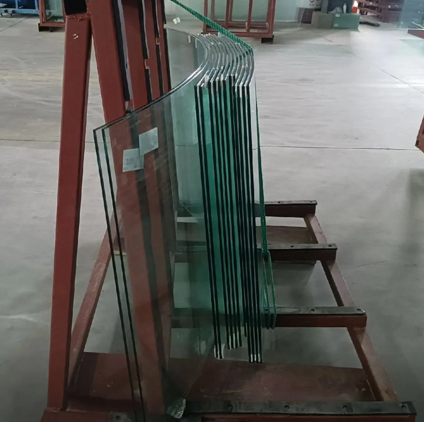 Elegant Curved Tempered Glass Designs for Chic Environments
