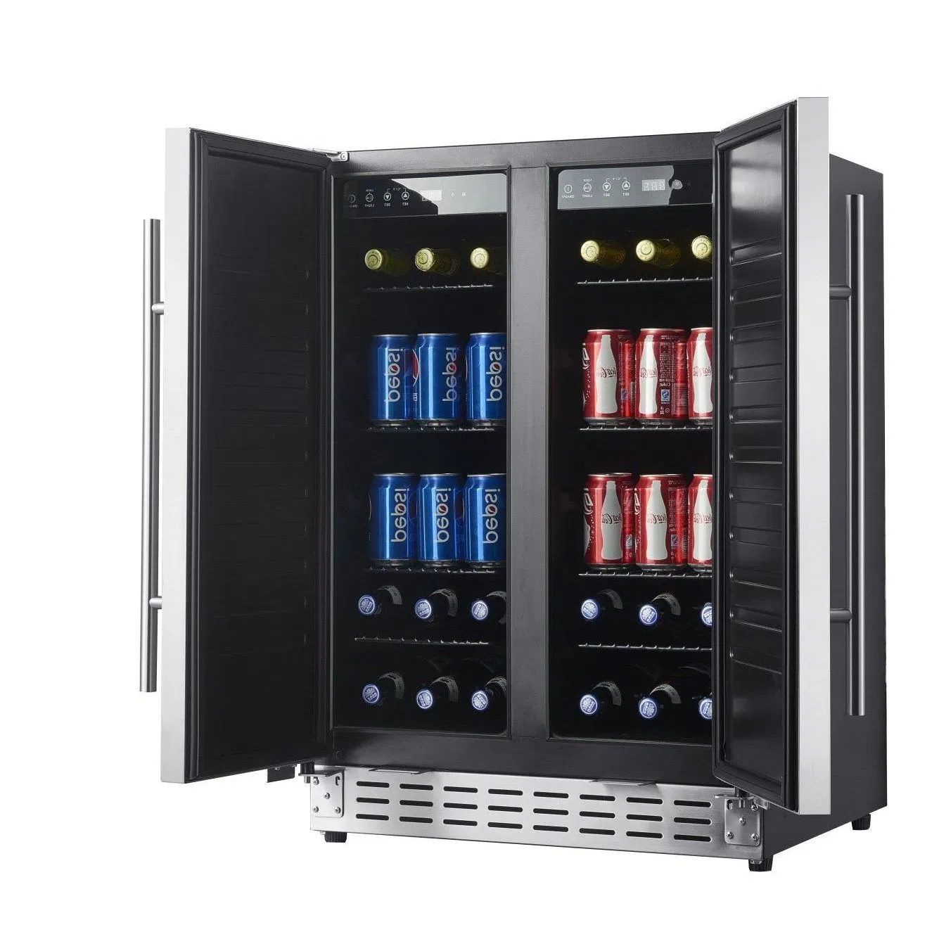 125L Stainless Steel Door Wine and Beverage Cooler