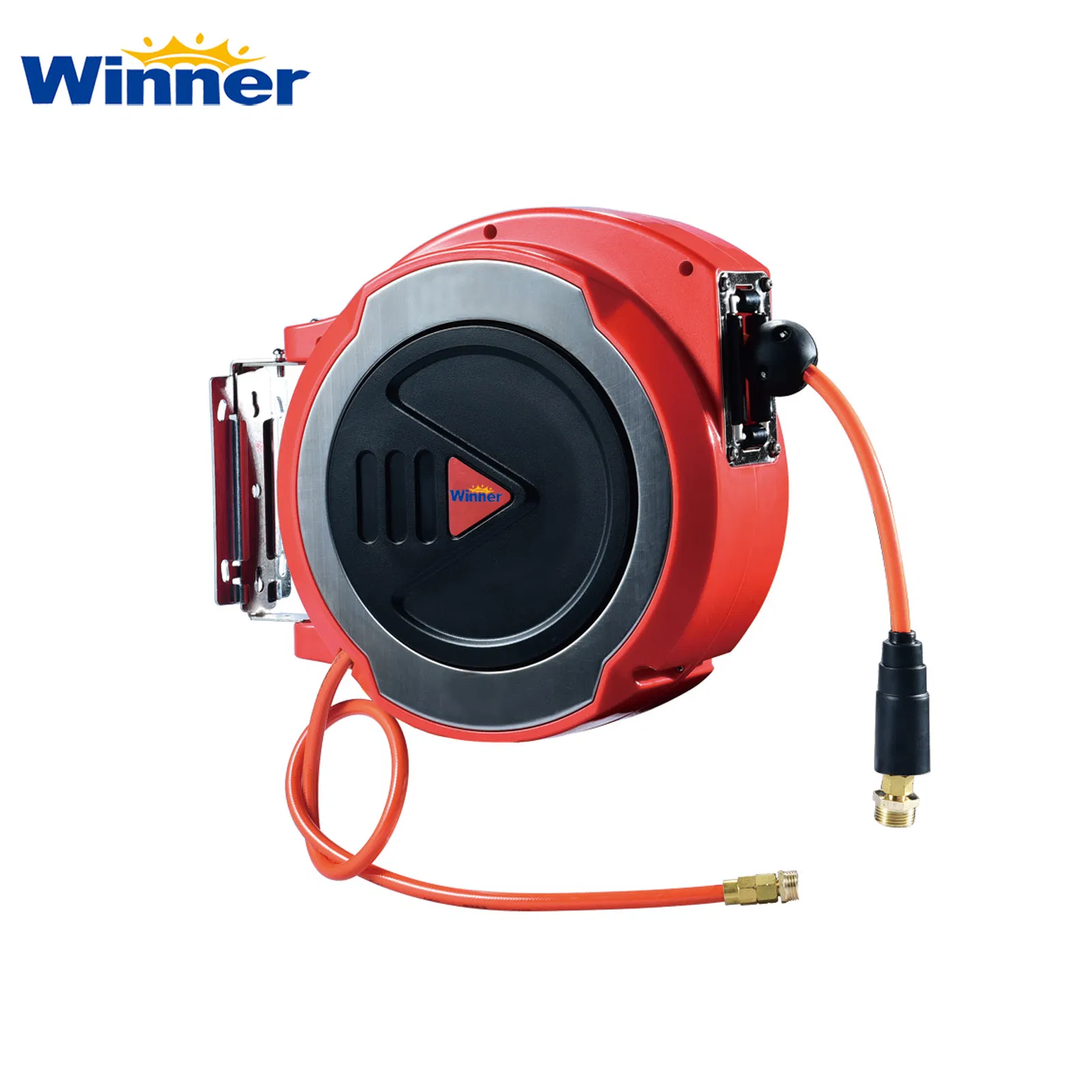 Winner Retractable Auto Rewind Water Hose Reel Bracket Wall Mount