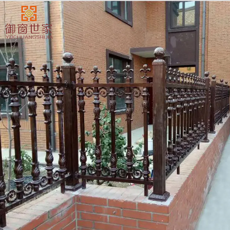 Vertical Horizontal Slat Design Garden Fence Security Laser Cut Aluminum Fence