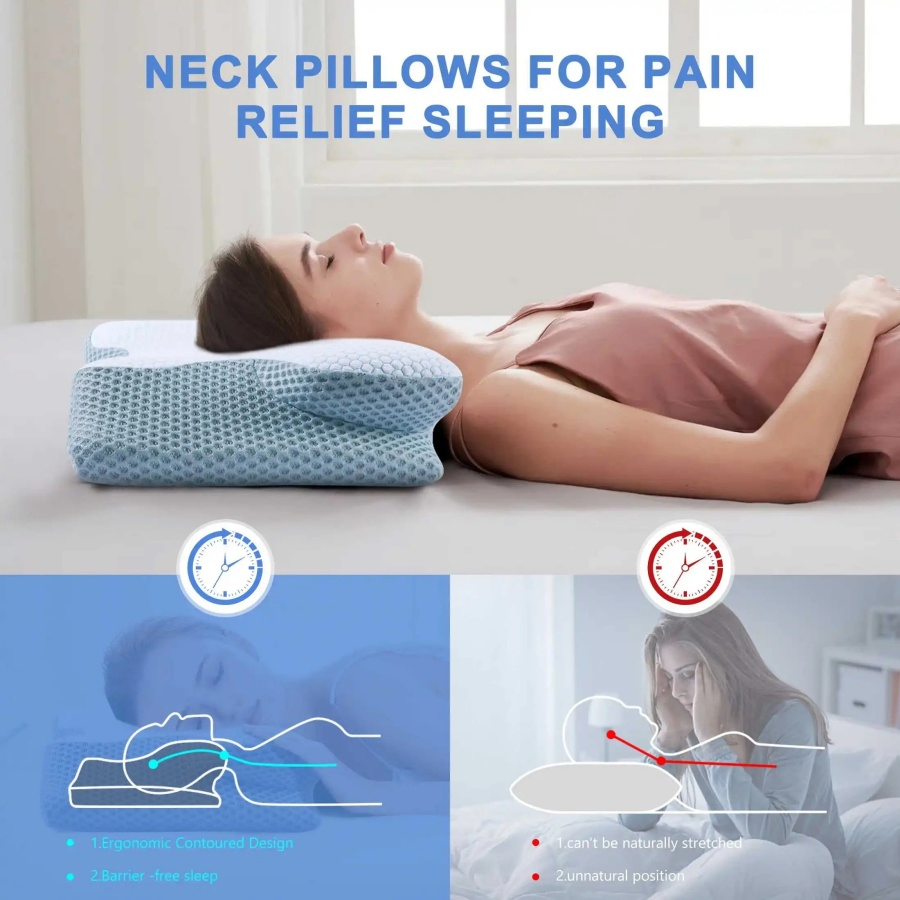 Biodegradable Memory Foam Custom Support Pillow