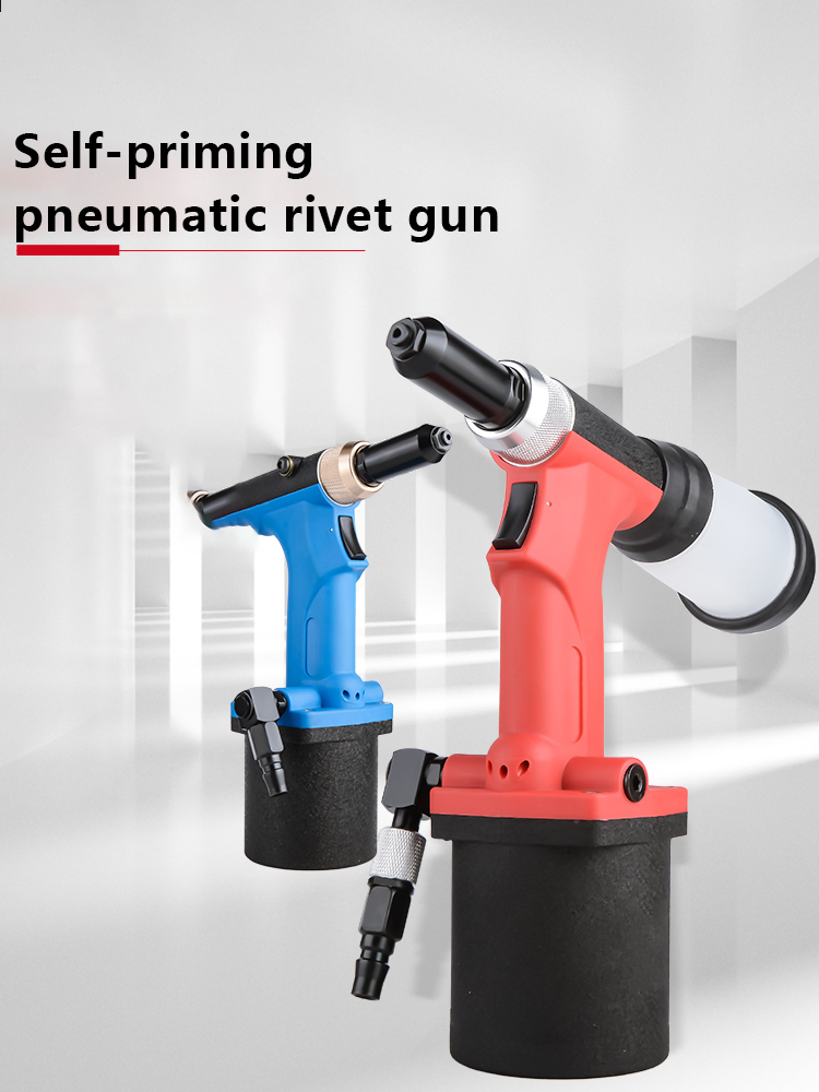 Powerful Seahorse Nail Self-Priming Riveting Tool S80 Pneumatic Riveting Gun