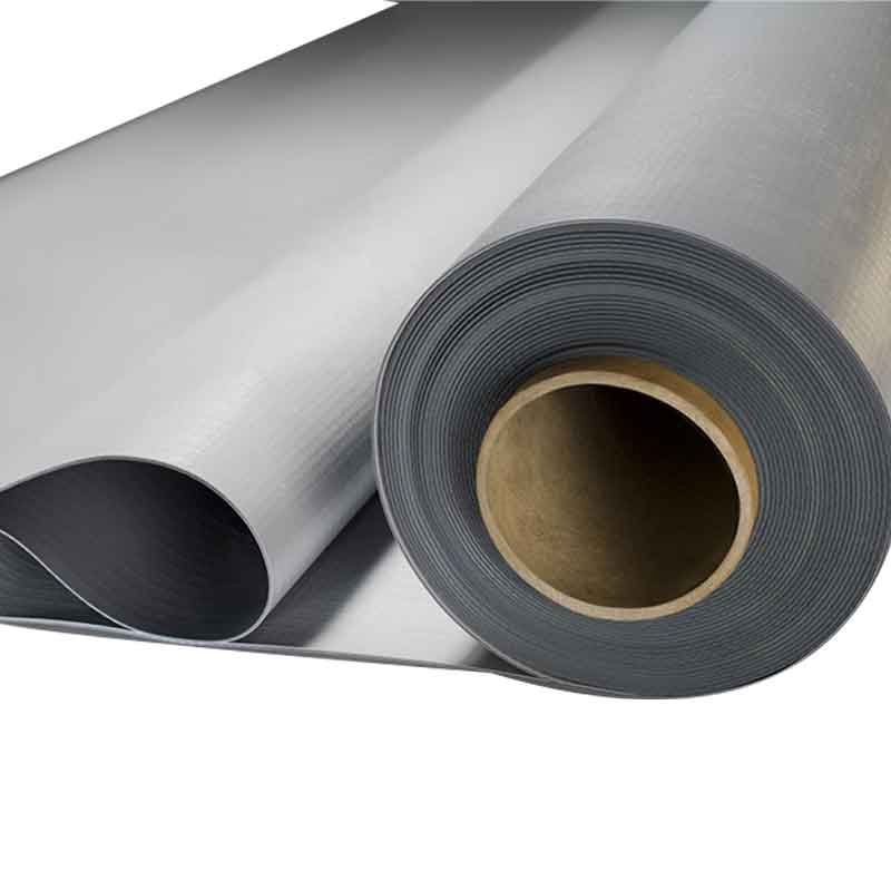 Low-Slope Flat Commercial Residential Roofing Mechanically Attached Fully Adhered PVC Waterproof Roof Membrane