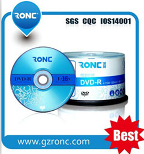 Чистые DVD-R диски Grade A+ оптом, 4.7 ГБ, 16x