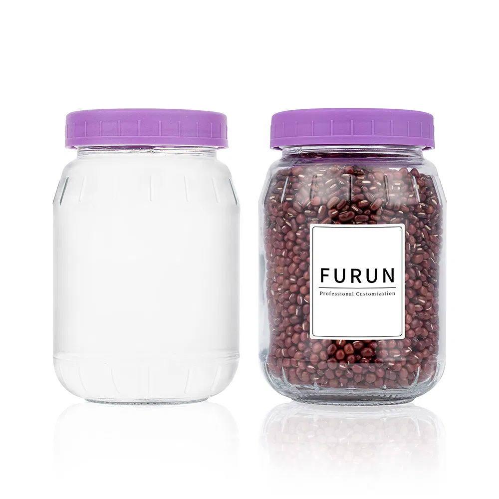 Стеклянная банка для сыпучих продуктов, 1000 мл