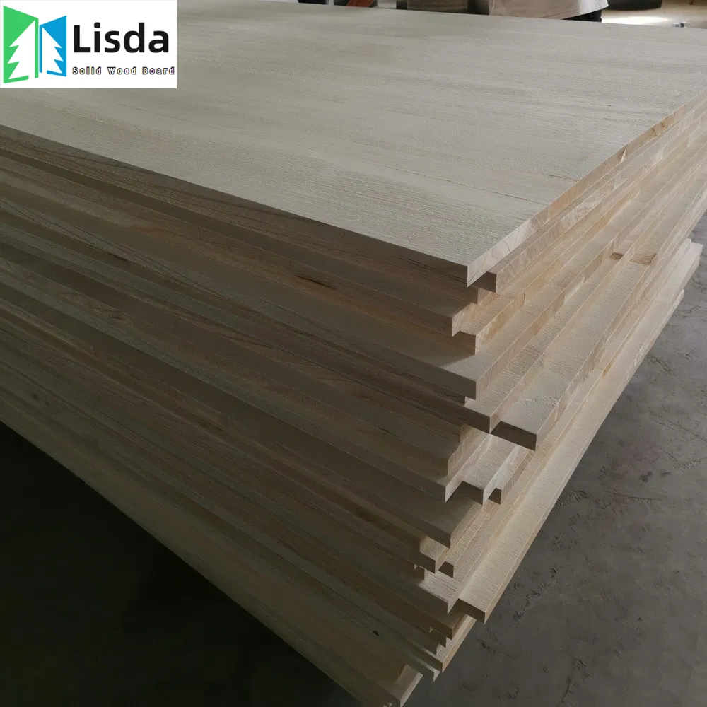 Wood Panel Board Cheap Price Bleached Paulownia Edge Glued Plate