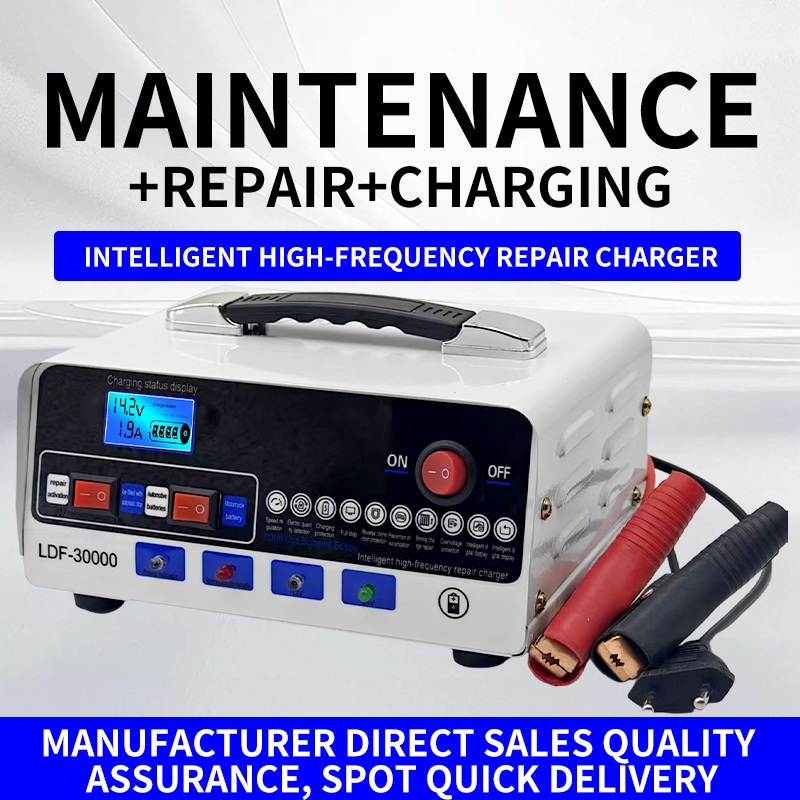 Intelligent Repair and Activation Battery Charger for 12V and 24V Lead-Acid Batteries of Automobiles and Motorcycles