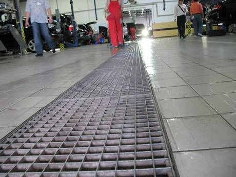 Galvanised Inter Inserted Steel Grate Storm Drain Outdoor Trench Grating Drainage Ditch Canal Cover