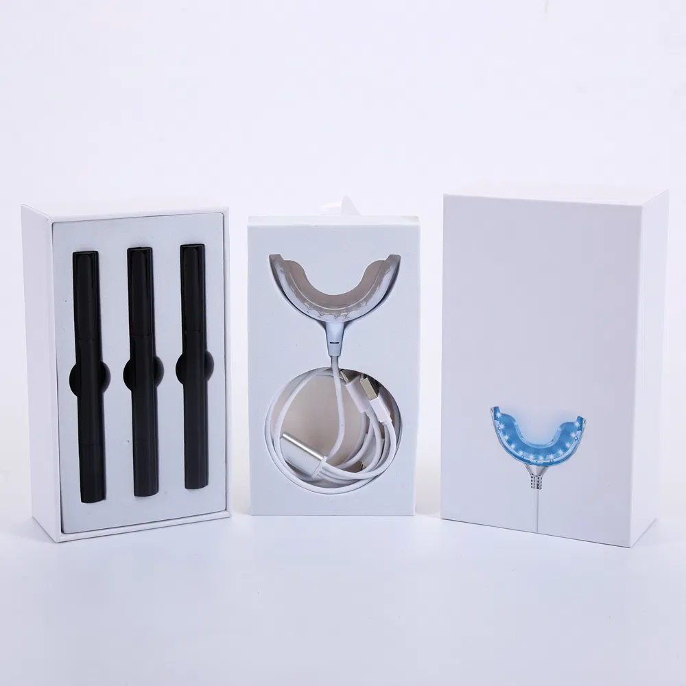 Wholesale Professional Dental Teeth Whitening Kit with Custom Logo LED Light Gel-Pen for Teeth