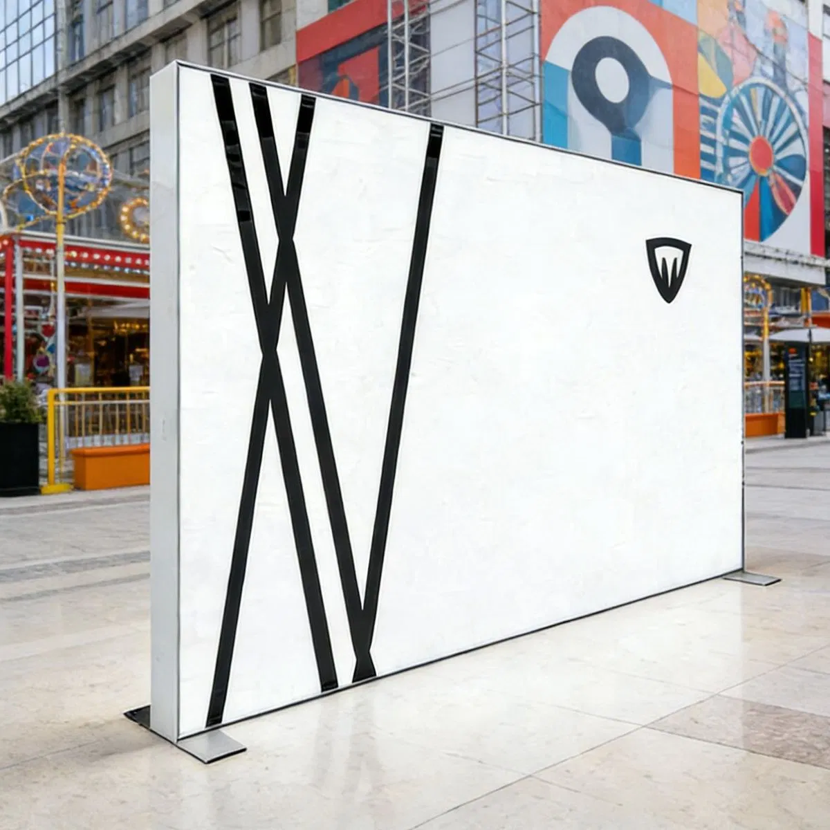 Freestanding 250*250 LED-Backlit Light Box for Trade Shows & Brand Identity Displays