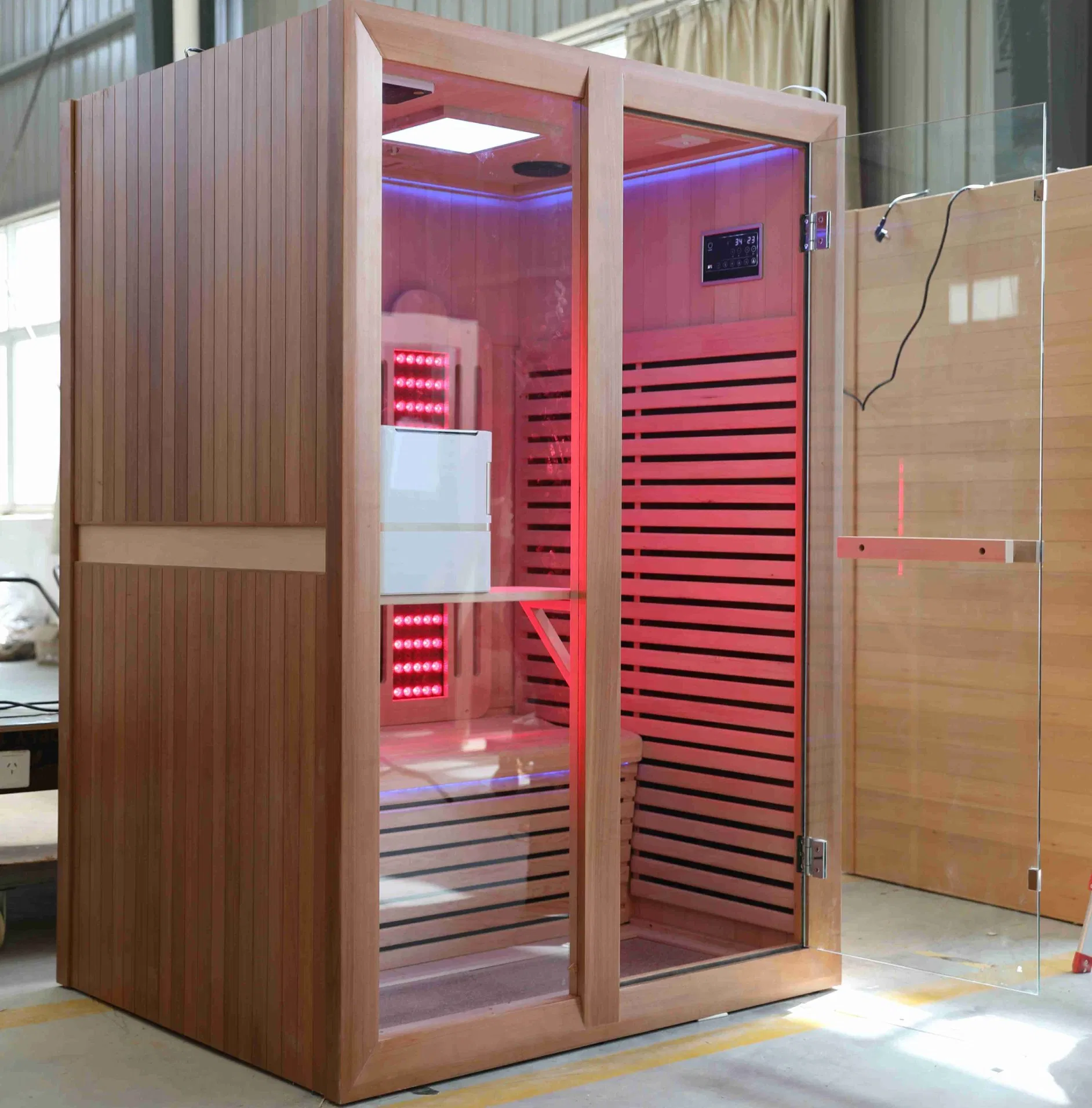 Инфракрасная сауна на 2 персоны с логотипом и гарантией