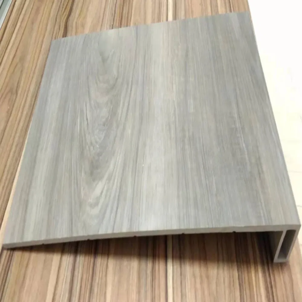China Spc/WPC/PVC/Floor Tile Trim Stair Board Stair Nosing Nose Tread