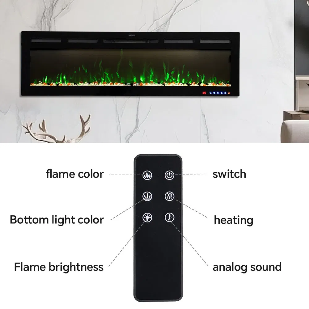 Popular Choice Adjustable Screen Electric Fireplace Compatible for Living Room