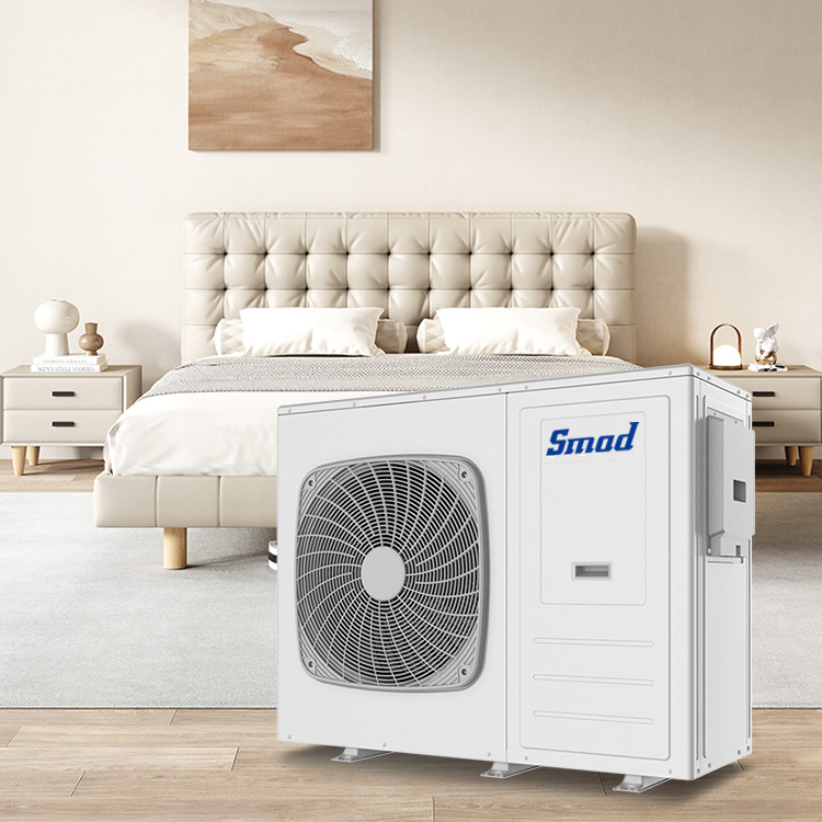 Smad Manufacturers EU Warehouse Controller WiFi Low Noice R290 Dhw Monoblock Water Heaters Air to Water Air Source Heat Pump for Floor Heating