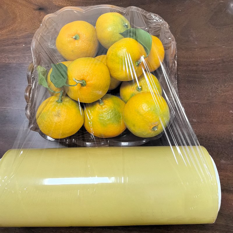 Kitchen Supplies Food Grade Plastic PVC Stretch Cling Wrapping Film for Fresh Fruit Shop