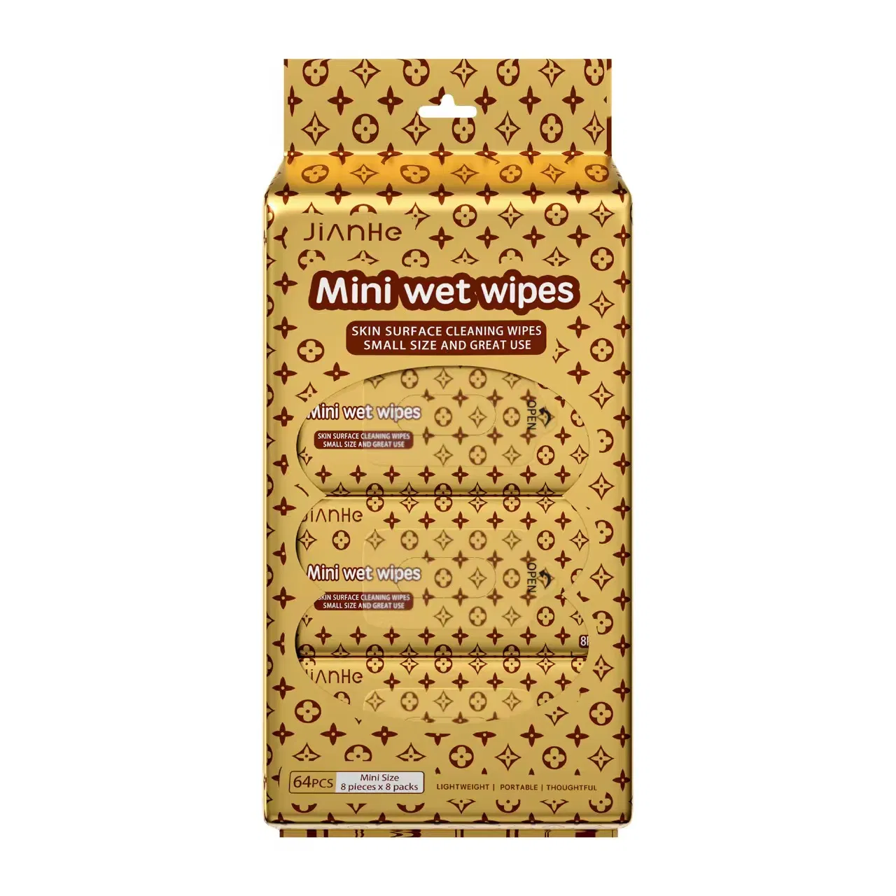 OEM Mini 99.9% Pure Water Cleaning Wet Wipes for Baby Sensitive Skin Flushable Wipes Wet Cleansing Cloths