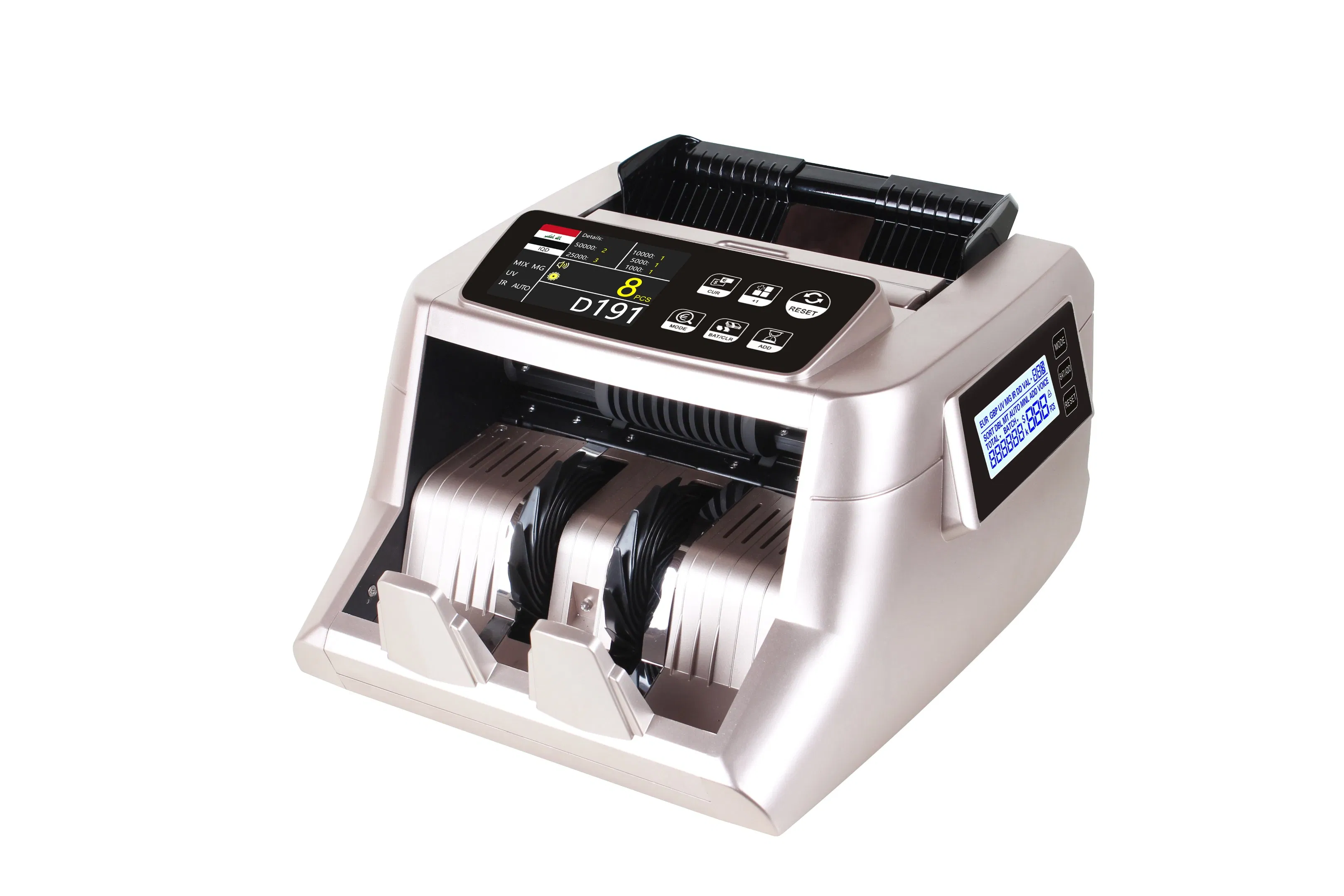 Al-7000 Touch Panel Cfa/Xof/Xaf Counterfeit Money Detector Banknote Counter