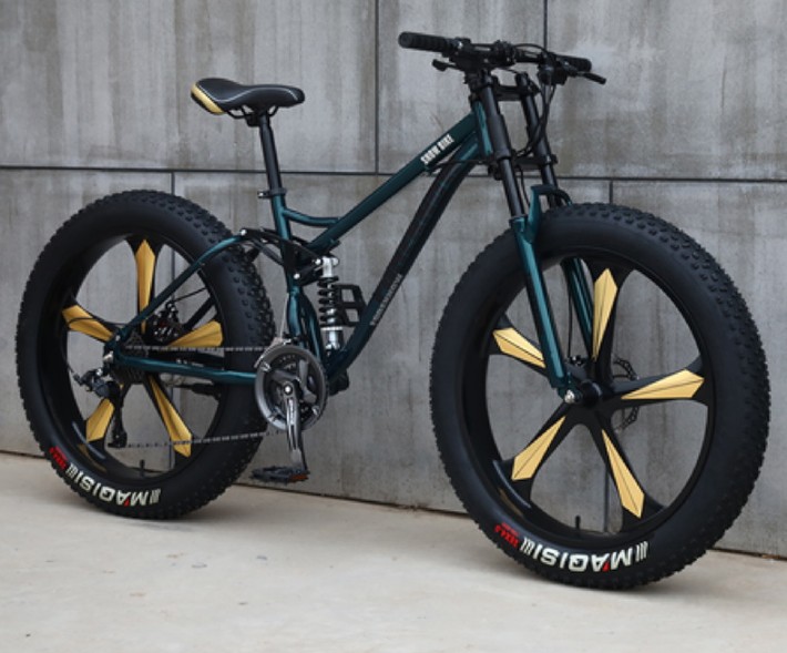 Электровелосипед горный 26 дюймов фэтбайк алюминий дисковые тормоза