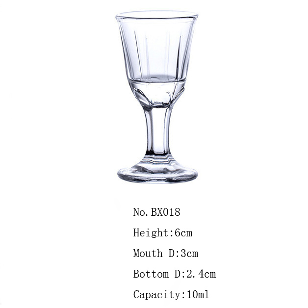 New Design Retro Style Vintage Style Stripe Pattern Glass Cup