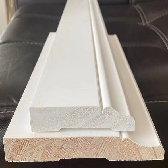 Solid Real Wood Skirting Wood Molding Flooring Accessory Wall Skirting Line