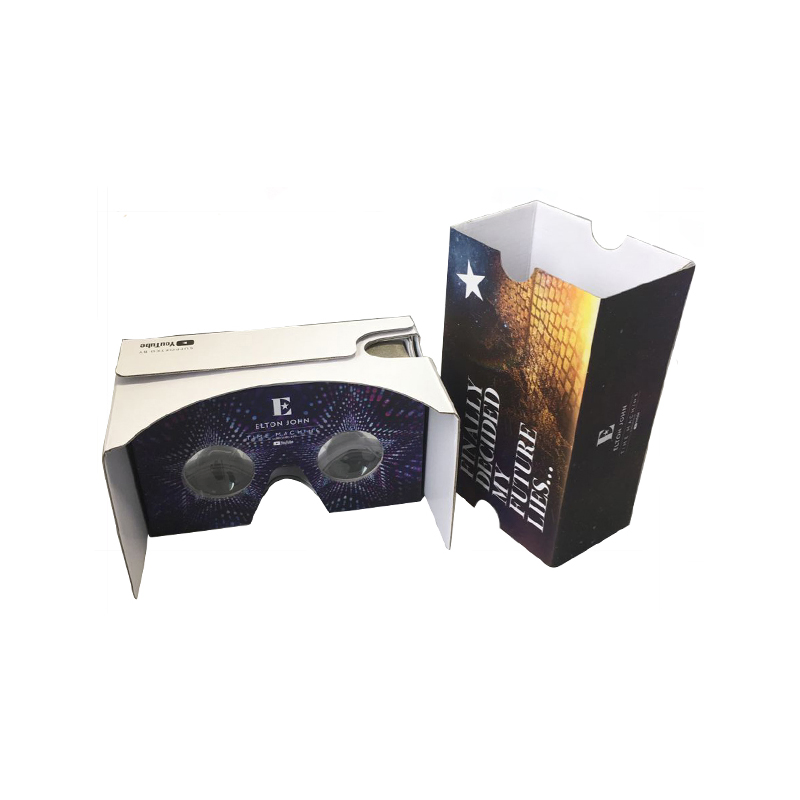 Factory Supplier Cheap Price Custom Logo Virtual Reality Cardboard Custom Brand Logo Cardboard Glasses for 3D Video