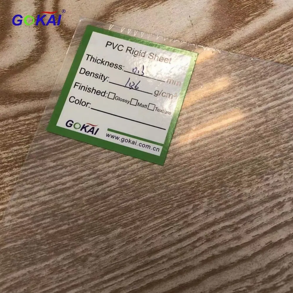 0.1mm-6mm Clear Transparent PVC Rigid Sheet for Printing/Forming/Packing/Cards