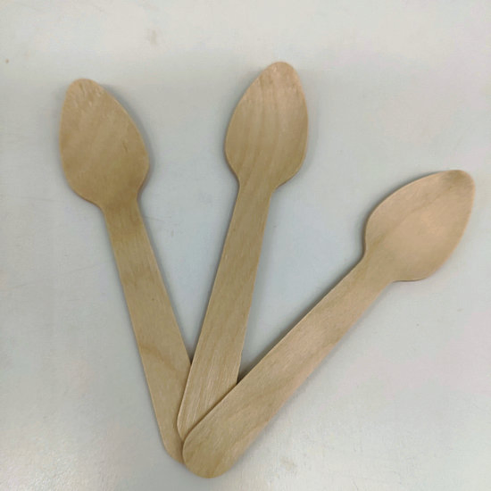 Eco Friendly Mini Wooden Spoons Disposable Wooden Utensils