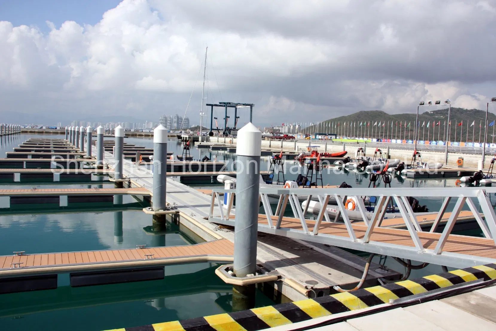 Aluminum Gangway Marina Floating Dock Walking Way