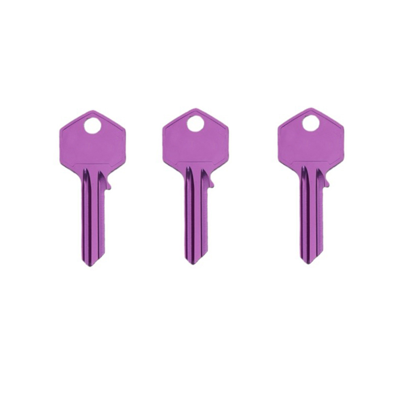 House Door Colored Key Blanks