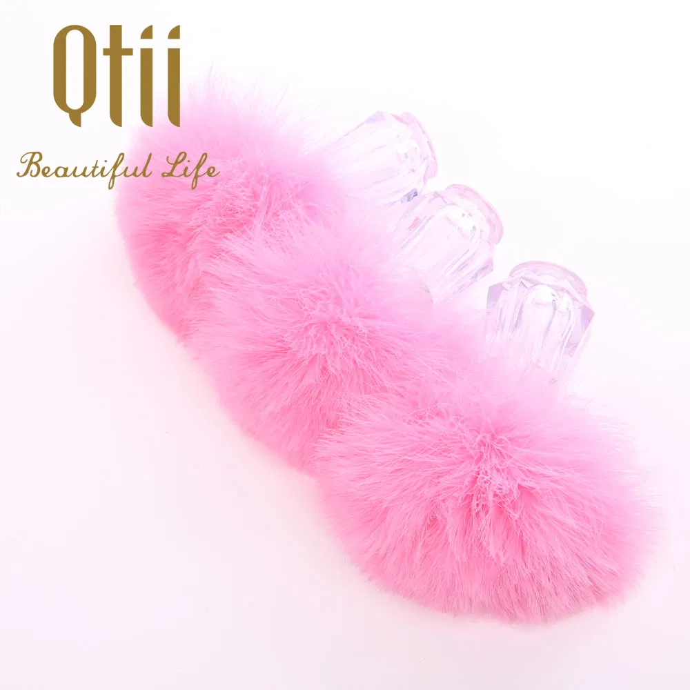 Natural Turkey Feather Big Puff with Handle Baby Body Powder Puff