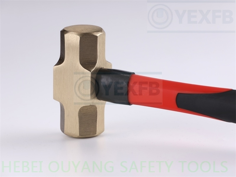 Non-Sparking Sledge Hammer 2200g, Atex Safety Tools, Be-Cu or Al-Br
