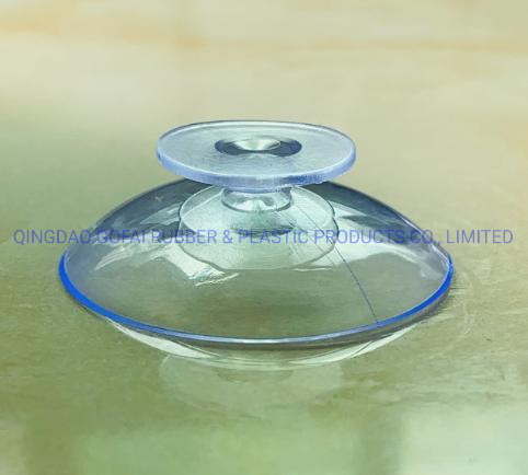 Environmental 60mm Transparent PVC Suction Cup Mushroom Head Strong Sucker for Glass