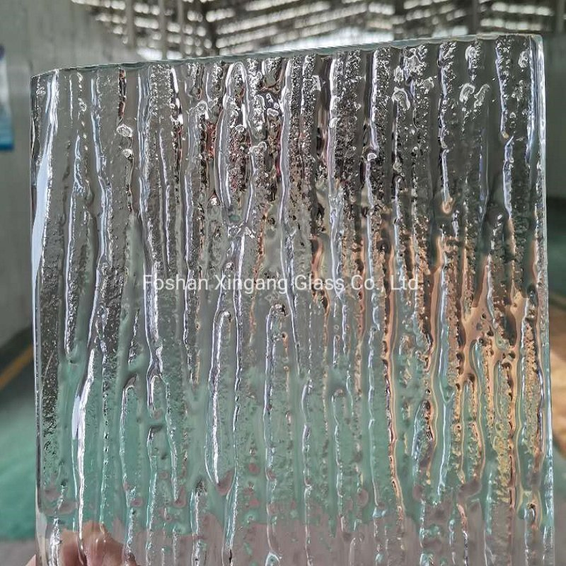 Cast/Decorative /Fused Patterned Art Embossed Glass for Bathroom/Doors/Windows/Shower Room