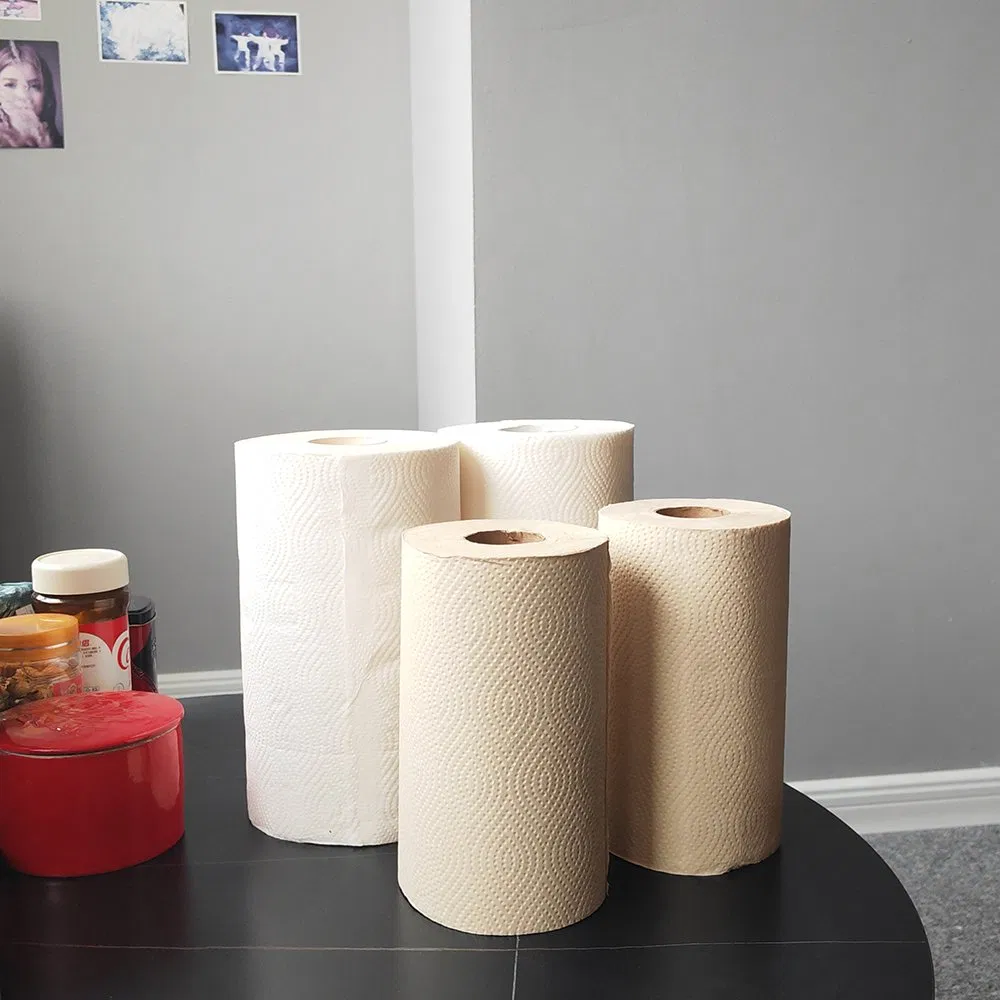 Eternity Wholesale Certificated 2ply Plastic Packaging Bamboo Recycled Wood Kitchen Paper Towel