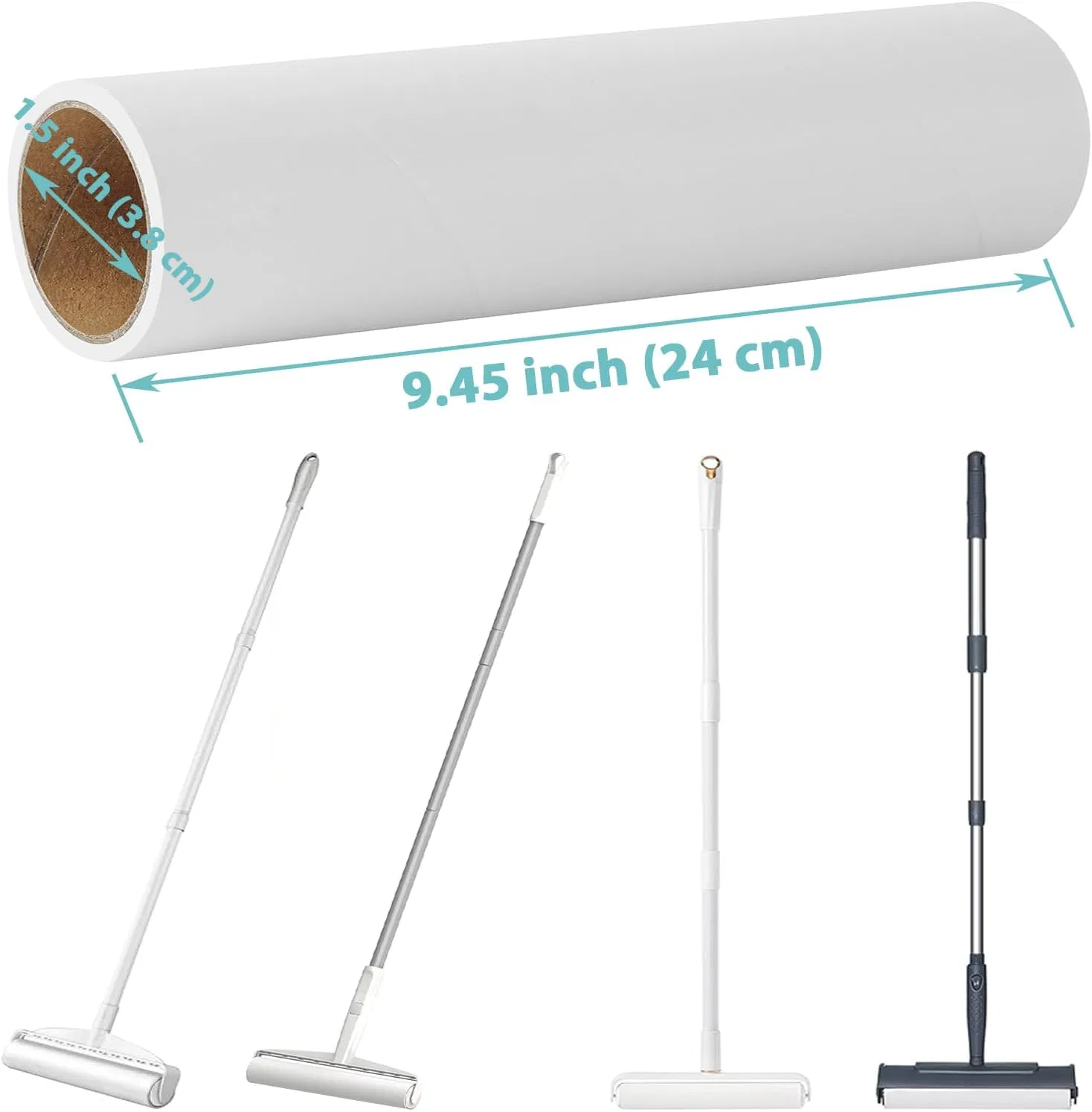 Hair Floor Carpet Cleaning Sticky Mop Lint Rolle