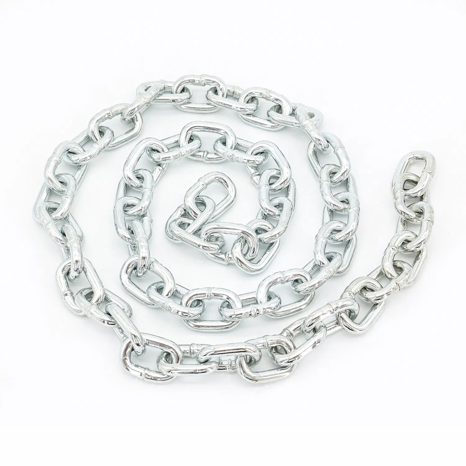 Galvanized DIN5685 Short Double Loop Link Chain Weldless Chain