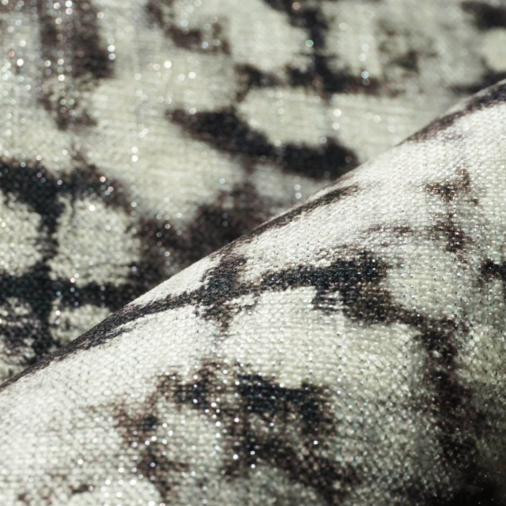 Chenille Pattern with Metallic Yarn Customized Designs Pillow Cover