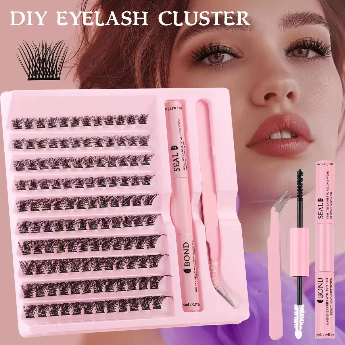 Wholesale DIY Eyelash Cluster Individual Lash 120PCS Eyelash Extension