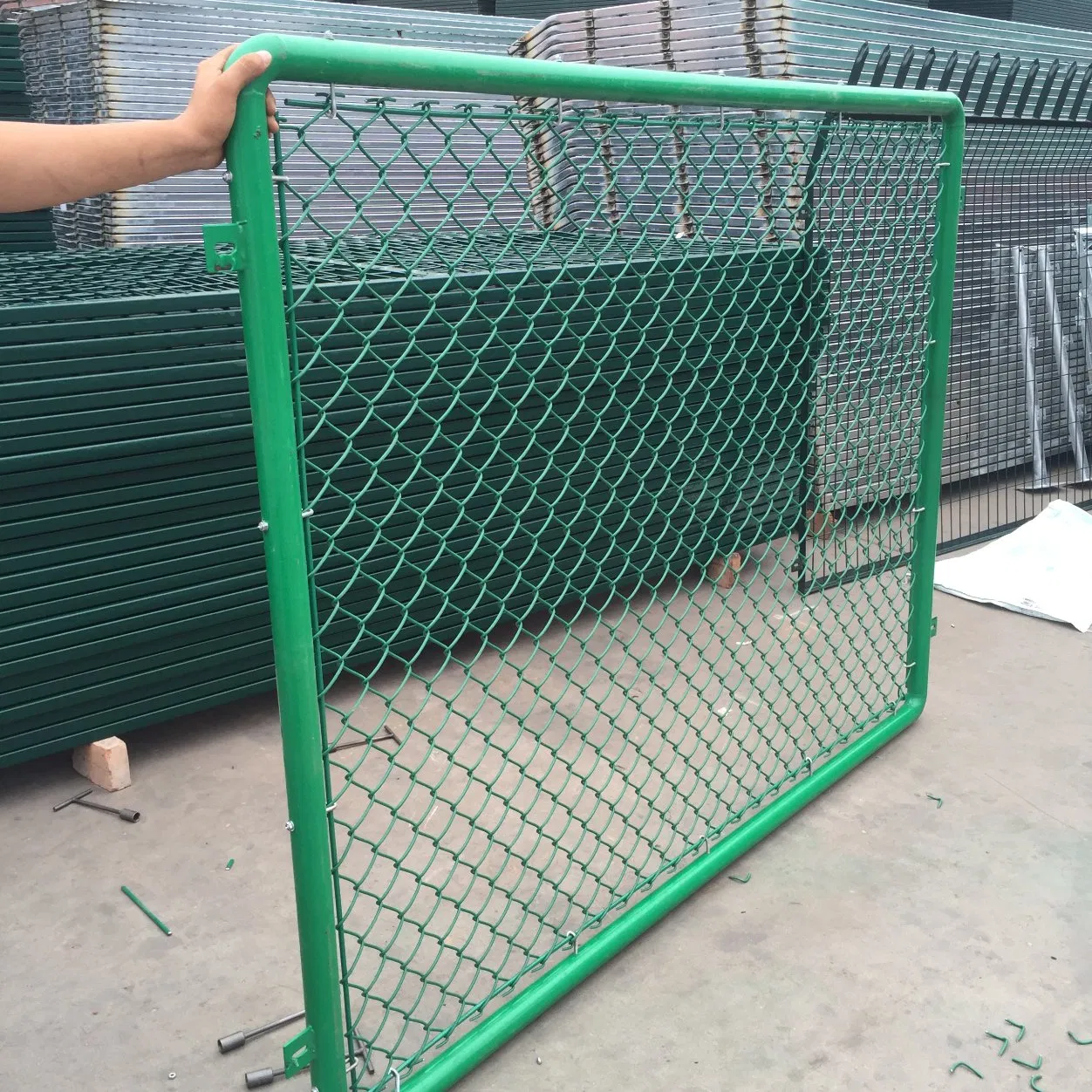 Durable Chain Link Fence for Multi-Sport Courts and Playgrounds