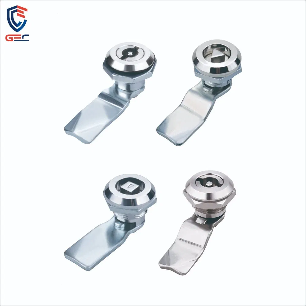 Ms705 Electrical Cabinet Keyed Cam Lock, Zinc Alloy, Electroplated Bright Chrome