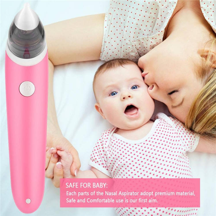Factory Wholesale Children Kids Newborn Infant Automatic Vacuum Electric Baby Nasal Aspirator Nose Cleaner