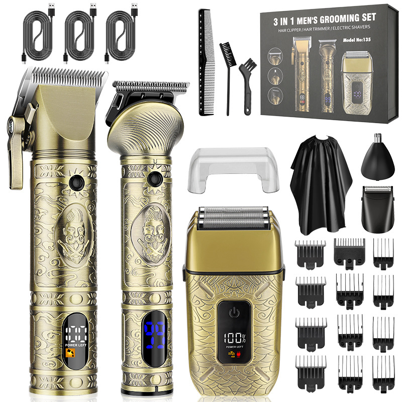 Best Selling Men's Multi-Functional All Metal Barber Hair Clippers