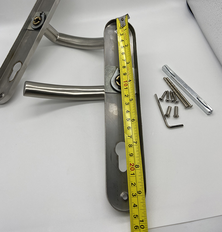 SSS Stainless Steel Plate Door Lock Handle