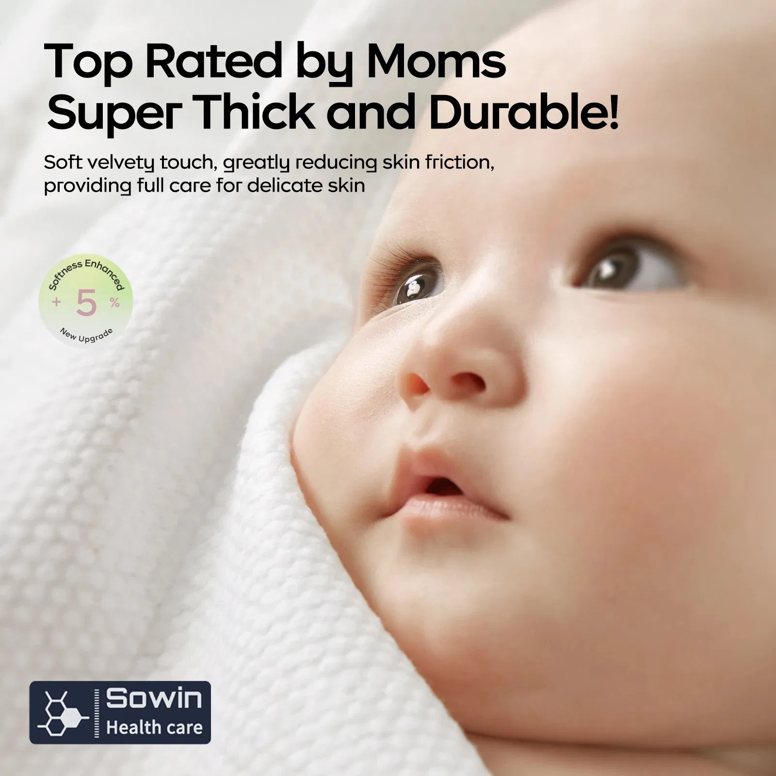 OEM Soft Nonwoven Sensitive Spunlace Cheap Tissues Household Baby Wet Wipes