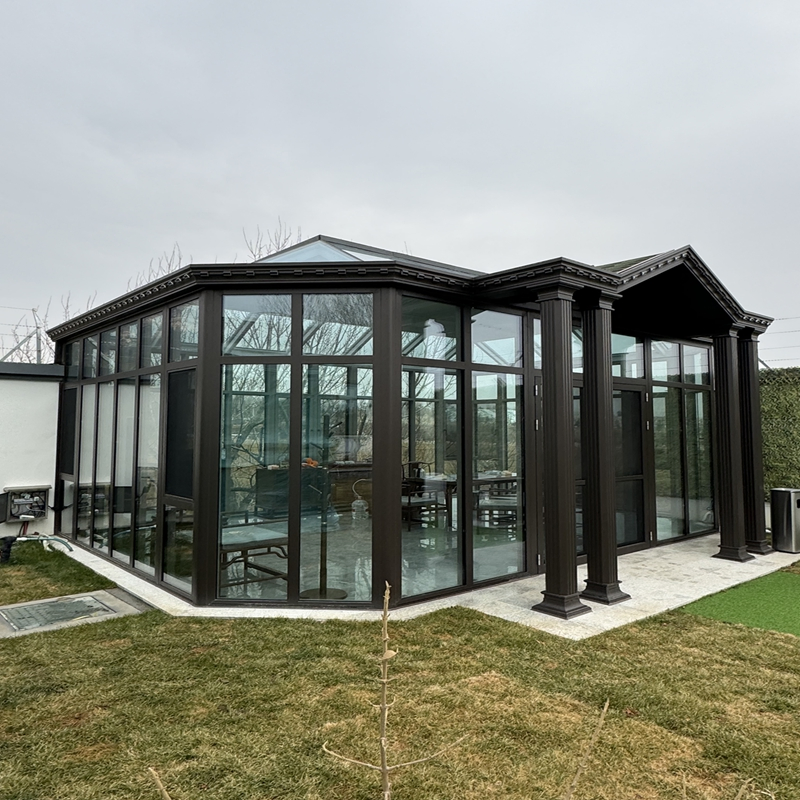 Furniture Customized Prefabricated Glass Garden Aluminum Alloy Sunroom