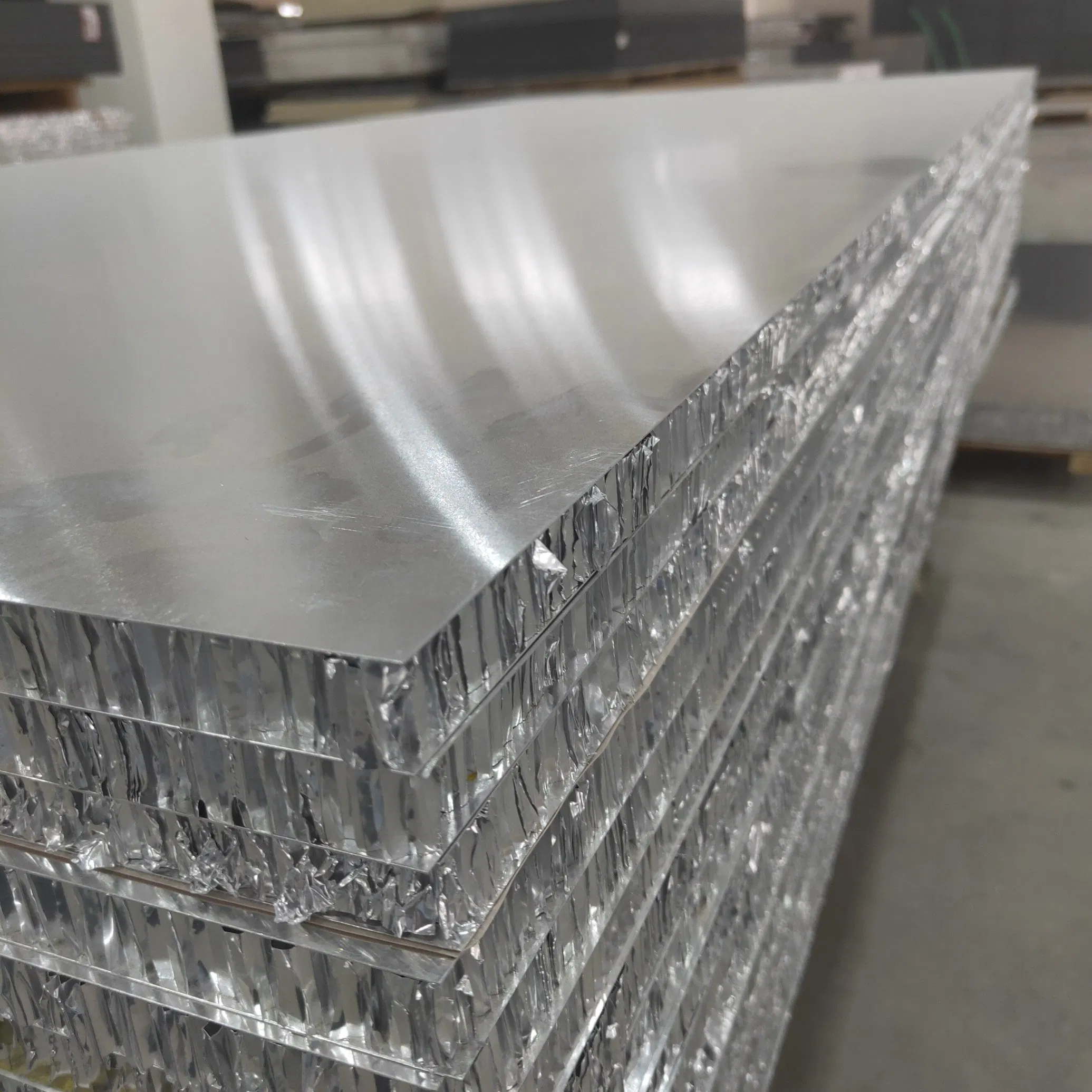 Embossed Flower HPL Aluminum Honeycomb Composite Cabinet Panel Sheet