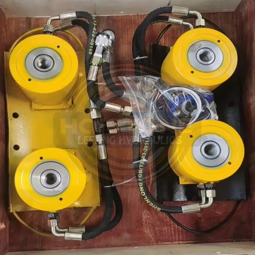 Гидравлический домкрат Enerpac с насосом и манометром