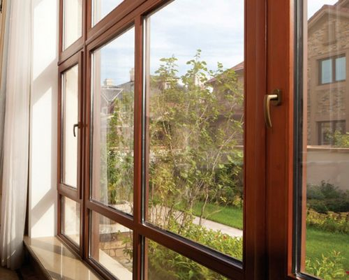 European Design Casement Aluminium Wood Window