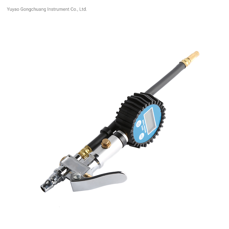 Цифровой шинный компрессор с манометром